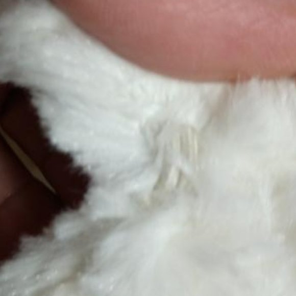 Laura Ashley White Faux White Fur Jacket - Small - Picture 7 of 10